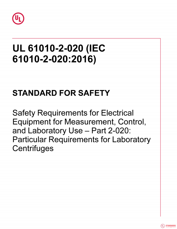UL 61010-2-020 PDF UL 61010-2-020 PDF